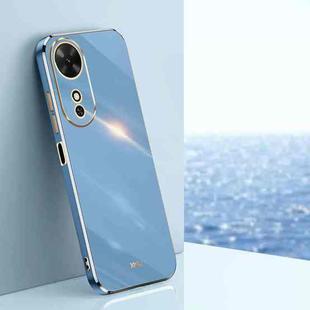 For Honor Play 60 XINLI Straight Edge 6D Electroplate TPU Phone Case(Celestial Blue)