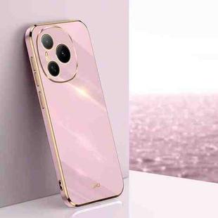 For Honor Power XINLI Straight Edge 6D Electroplate TPU Phone Case(Cherry Purple)