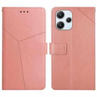 For Xiaomi Redmi 12 4G Global Y-shaped Pattern Flip Leather Phone Case(Pink)