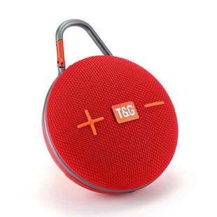 T&G TG648 TWS Outdoor Mini Portable Wireless Bluetooth Speaker with LED Light(Red)