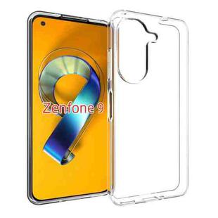 For Asus Zenfone 9 Waterproof Texture TPU Phone Case(Transparent)