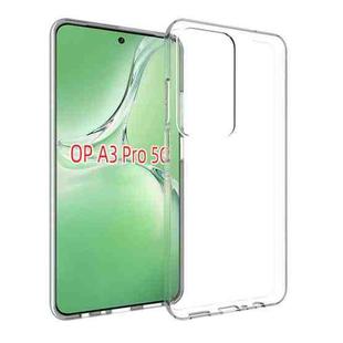 For OPPO A3 Pro 5G Global Waterproof Texture TPU Phone Case(Transparent)