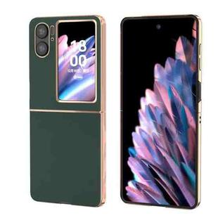 For OPPO Find N2 Flip Genuine Silky Soft Nano Plating Phone Case(Green)