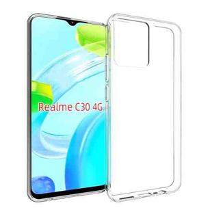 For Realme C30 4G Waterproof Texture TPU Phone Case(Transparent)