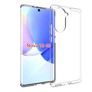 For Huawei nova 10 4G Waterproof Texture TPU Phone Case(Transparent)