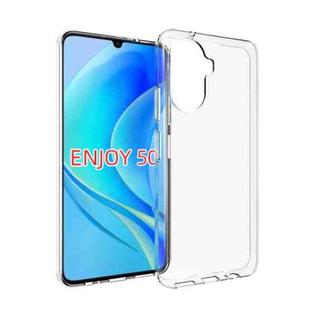 For Huawei Enjoy 50 / nova Y70 4G / nova Y70 Plus Waterproof Texture TPU Phone Case(Transparent)
