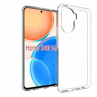 For Honor X40i 5G Waterproof Texture TPU Phone Case(Transparent)