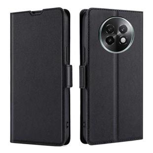 For Realme 13 Pro 5G Ultra-thin Voltage Side Buckle Horizontal Flip Leather Phone Case(Black)