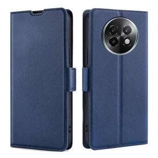 For Realme 13 Pro 5G Ultra-thin Voltage Side Buckle Horizontal Flip Leather Phone Case(Blue)