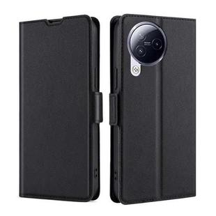 For Xiaomi Civi 3 5G Ultra-thin Voltage Side Buckle Horizontal Flip Leather Phone Case(Black)