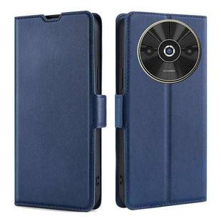 For Xiaomi Redmi A3 4G Ultra-thin Voltage Side Buckle Horizontal Flip Leather Phone Case(Blue)