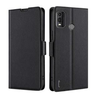 For Nokia G11 Plus Ultra-thin Voltage Side Buckle Horizontal Flip Leather Phone Case(Black)