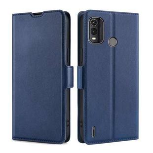For Nokia G11 Plus Ultra-thin Voltage Side Buckle Horizontal Flip Leather Phone Case(Blue)
