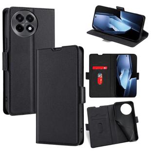 For OnePlus Ace 5 / 5 Pro Ultra-thin Voltage Side Buckle Horizontal Flip Leather Phone Case(Black)