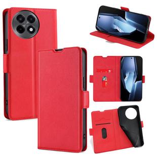 For OnePlus Ace 5 / 5 Pro Ultra-thin Voltage Side Buckle Horizontal Flip Leather Phone Case(Red)
