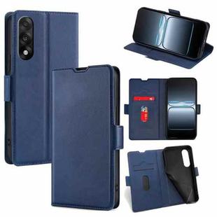 For OnePlus Ace 5 Ultra / Nord 5 Ultra-thin Voltage Side Buckle Horizontal Flip Leather Phone Case(Blue)