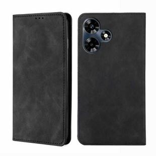 For Infinix Hot 30 4G Skin Feel Magnetic Leather Phone Case(Black)