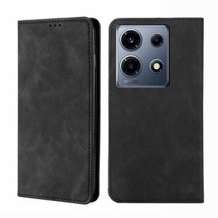 For Infinix Note 30 5G Skin Feel Magnetic Leather Phone Case(Black)