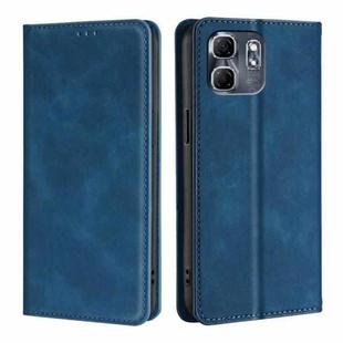 For Infinix Hot 50i 4G Skin Feel Magnetic Leather Phone Case(Blue)