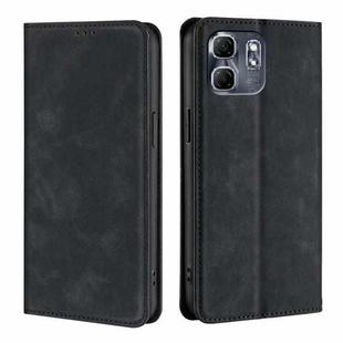 For Infinix Hot 50i 4G Skin Feel Magnetic Leather Phone Case(Black)