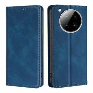 For Infinix Zero 40 4G Skin Feel Magnetic Leather Phone Case(Blue)