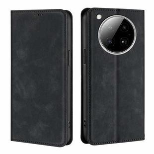 For Infinix Zero 40 4G Skin Feel Magnetic Leather Phone Case(Black)