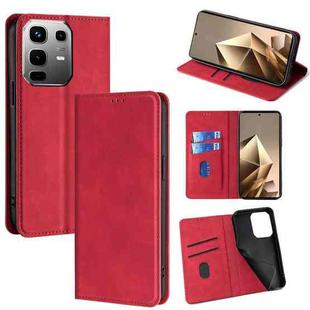For Infinix Note 50 4G Skin Feel Magnetic Leather Phone Case(Red)