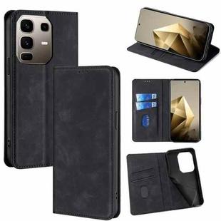 For Infinix Note 50 Pro+ 5G Skin Feel Magnetic Leather Phone Case(Black)