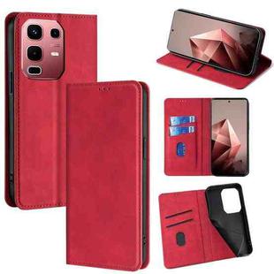 For Infinix Note 50s 5G Skin Feel Magnetic Leather Phone Case(Red)