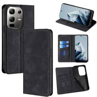 For Infinix Note 50x 5G Skin Feel Magnetic Leather Phone Case(Black)