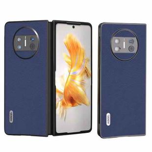 For Huawei Mate X3 ABEEL Black Edge Genuine Mino Phone Case(Royal Blue)