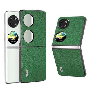 For Huawei P60 Pocket ABEEL Black Edge Genuine Mino Phone Case(Green)
