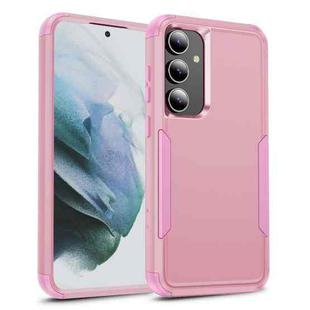 For Samsung Galaxy S24+ 5G TPU + PC Shockproof Protective Phone Case(Pink)