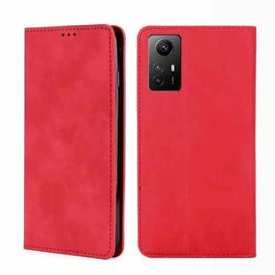For Xiaomi Redmi Note 12S 4G Skin Feel Magnetic Leather Phone Case(Red)