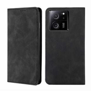 For Xiaomi Redmi K60 Ultra Skin Feel Magnetic Leather Phone Case(Black)