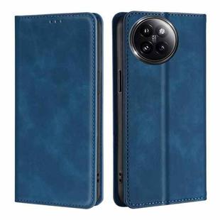 For Xiaomi Civi 4 Pro Skin Feel Magnetic Leather Phone Case(Blue)