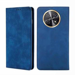 For Huawei Enjoy 60X Skin Feel Magnetic Leather Phone Case(Blue)