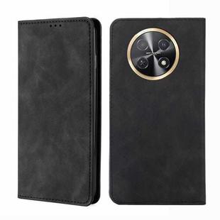 For Huawei Enjoy 60X Skin Feel Magnetic Leather Phone Case(Black)