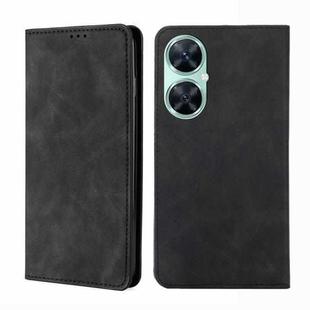 For Huawei Enjoy 60 Pro / nova 11i Skin Feel Magnetic Leather Phone Case(Black)