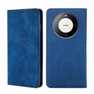 For Huawei Mate 60 Pro / Pro+ Skin Feel Magnetic Leather Phone Case(Blue)