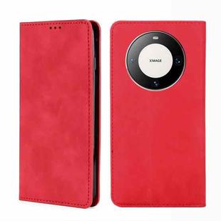 For Huawei Mate 60 Pro / Pro+ Skin Feel Magnetic Leather Phone Case(Red)