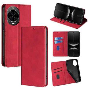 For Huawei nova 14 5G Skin Feel Magnetic Leather Phone Case(Red)