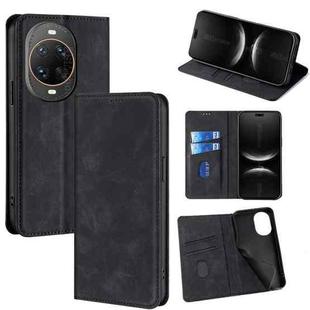 For Huawei nova 14 Ultra 5G Skin Feel Magnetic Leather Phone Case(Black)