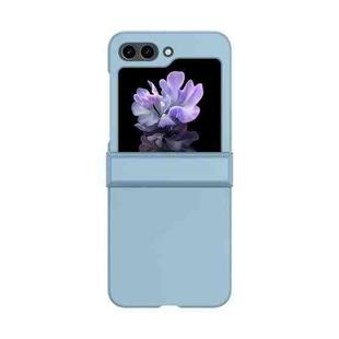 For Samsung Galaxy Z Flip5 Skin Feel PC Phone Case with Hinge(Sky Blue)