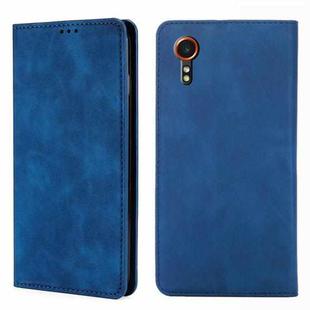 For Samsung Galaxy Xcover 7 5G Skin Feel Magnetic Leather Phone Case(Blue)