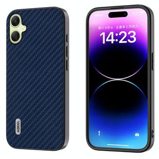 For Samsung Galaxy A05 ABEEL Carbon Fiber Texture Protective Phone Case(Dark Blue)