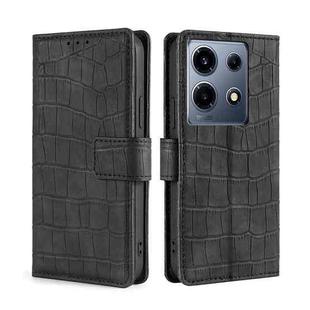 For Infinix Note 30 VIP 5G Skin Feel Crocodile Magnetic Clasp Leather Phone Case(Black)