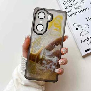 For Honor 60 Pro Oil Painting Electroplating TPU Phone Case(Grey)