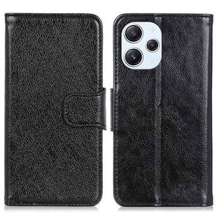For Xiaomi Redmi 12 4G Nappa Texture Horizontal Flip Leather Phone Case(Black)