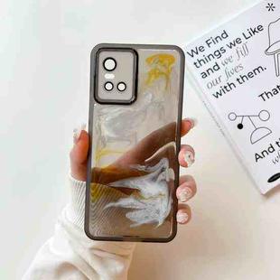 For vivo S10 Oil Painting Electroplating TPU Phone Case(Grey)